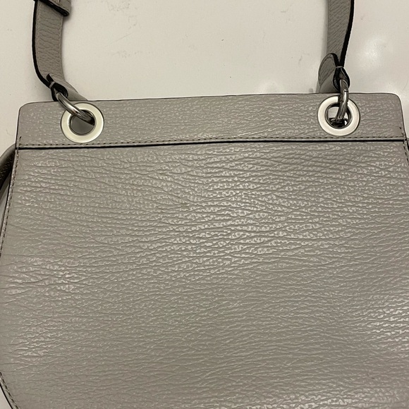 Rebecca Minkoff Gray Crossbody Bag with Textured Leather and Adjustable Strap - Picture 4 of 6